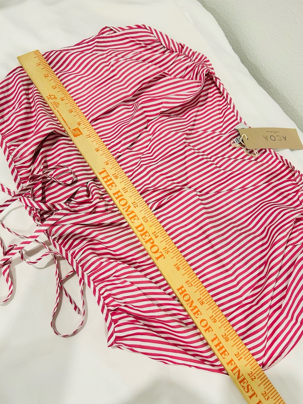 NWT Reagan Striped Drawstring Crop Top & Maxi Skirt - Picture 6 of 7
